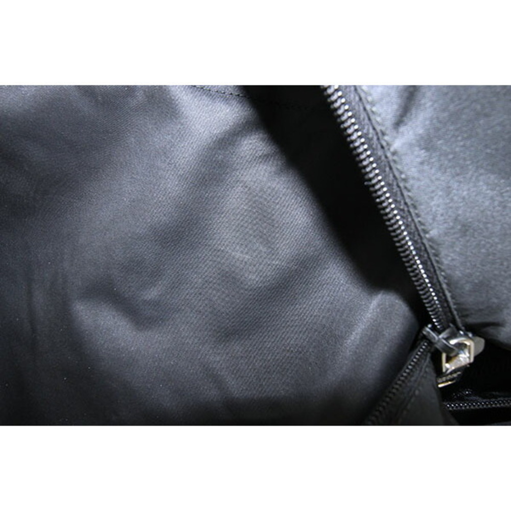 Prada Shoulder Bag Black Nylon Leather Crossbody Messenger Logo - Picture 8 of 10